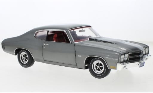 Diecast model cars Chevrolet Chevelle 1/18 ACME LS6 metallise grey/black 1970 Chevrolet Chevelle 1/18 ACME LS6 metallise grey/black 1970 diecast model cars