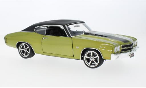 Diecast model cars Chevrolet Chevelle 1/18 ACME SS Restomod metallise la chaux/black 1970 Chevrolet Chevelle 1/18 ACME SS Restomod metallise la chaux/black 1970 diecast model cars