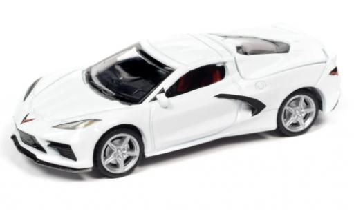 Diecast model cars Chevrolet Corvette 1/64 Auto World (C8) Stingray white 2020 Chevrolet Corvette 1/64 Auto World (C8) Stingray white 2020 diecast model cars