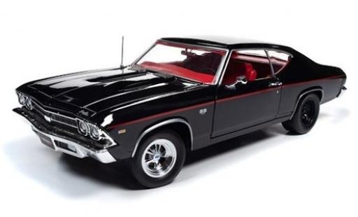 Diecast model cars Chevrolet Chevelle 1/18 Auto World SS396 black 1969 Chevrolet Chevelle 1/18 Auto World SS396 black 1969 diecast model cars