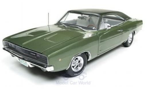 Diecast model cars Dodge Charger 1/18 Auto World R/T metallic green 1968 Dodge Charger 1/18 Auto World R/T metallic green 1968 diecast model cars