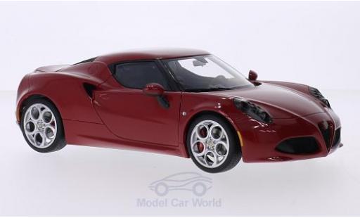 Diecast model cars Alfa Romeo 4C 1/18 AUTOart red Alfa Romeo 4C 1/18 AUTOart red diecast model cars