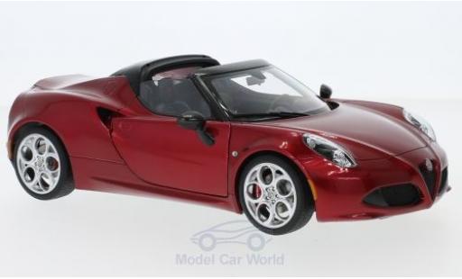 Diecast model cars Alfa Romeo 4C 1/18 AUTOart Spider red 2015 Alfa Romeo 4C 1/18 AUTOart Spider red 2015 diecast model cars