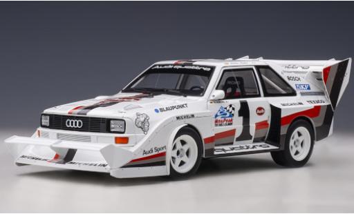 Diecast model cars Audi Sport Quattro 1/18 AUTOart Sport quattro S1 E2 No.1 International Hill Climb Pikes Peak 1987 Audi Sport Quattro 1/18 AUTOart Sport quattro S1 E2 No.1 International Hill Climb Pikes Peak 1987 diecast model cars