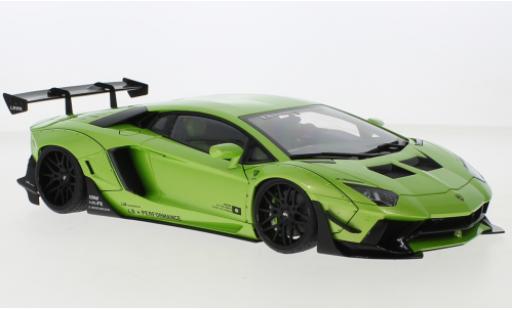 Diecast model cars Lamborghini Aventador 1/18 AUTOart LB-Works limited Edition metallise la chaux Lamborghini Aventador 1/18 AUTOart LB-Works limited Edition metallise la chaux diecast model cars
