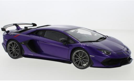 Diecast model cars Lamborghini Aventador 1/18 AUTOart SVJ metallise purple 2019 Lamborghini Aventador 1/18 AUTOart SVJ metallise purple 2019 diecast model cars