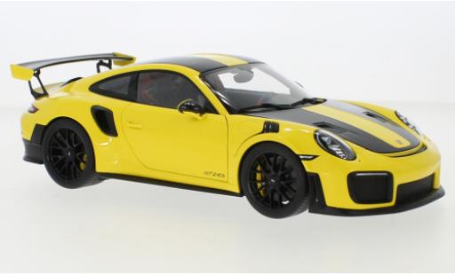 Diecast model cars Porsche 991 GT2 RS 1/18 AUTOart 911 (.2) yellow 2017 Porsche 991 GT2 RS 1/18 AUTOart 911 (.2) yellow 2017 diecast model cars