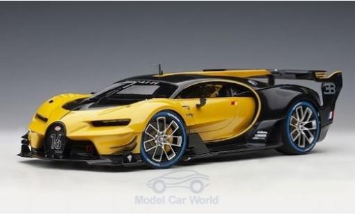 Diecast model cars Bugatti Vision 1/18 AUTOart GT yellow/black 2015 Bugatti Vision 1/18 AUTOart GT yellow/black 2015 diecast model cars