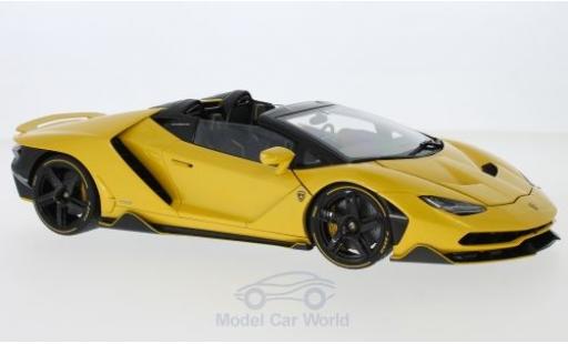 Diecast model cars Lamborghini Centenario 1/18 AUTOart Roadster metallic yellow 2016 Lamborghini Centenario 1/18 AUTOart Roadster metallic yellow 2016 diecast model cars