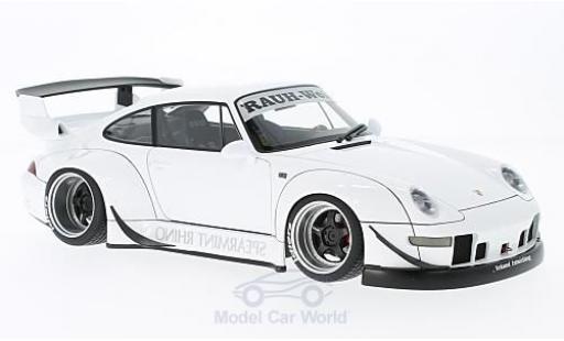 Diecast model cars Porsche 993 RWB 1/18 AUTOart 911 () RWB white Rauh Welt ohne Vitrine Porsche 993 RWB 1/18 AUTOart 911 () RWB white Rauh Welt ohne Vitrine diecast model cars