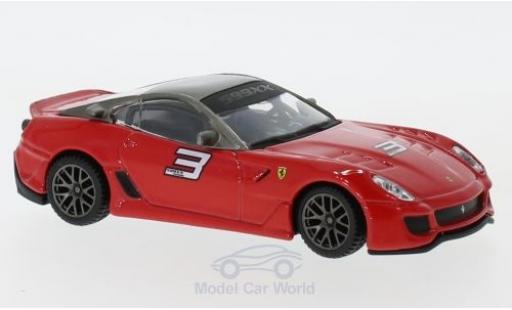 Diecast model cars Ferrari 599 1/43 Burago XX red/white pull-back Ferrari 599 1/43 Burago XX red/white pull-back diecast model cars