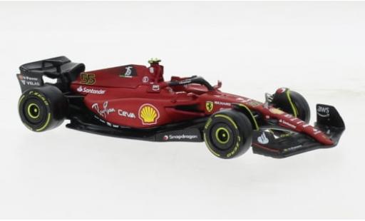 Diecast model cars Ferrari F1 1/43 Burago Bburago -75 No.55 Scuderia Formel 1 2022 1:43 Ferrari F1 1/43 Burago Bburago -75 No.55 Scuderia Formel 1 2022 1:43 diecast model cars