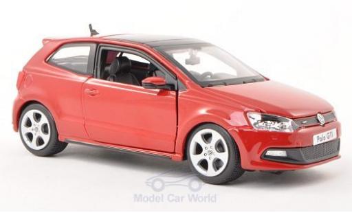 Diecast model cars Volkswagen Polo 1/24 Burago V GTI M5 red ohne Vitrine Volkswagen Polo 1/24 Burago V GTI M5 red ohne Vitrine diecast model cars
