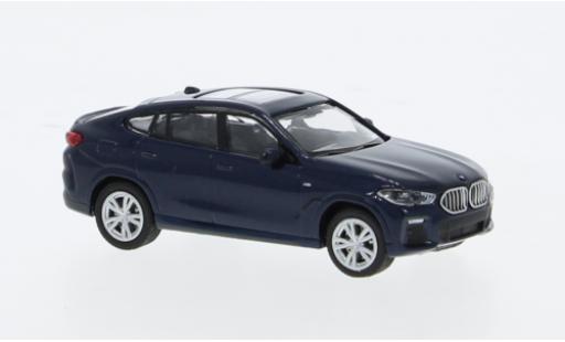 Diecast model cars Bmw X6 1/87 Minichamps blau 1:87 Bmw X6 1/87 Minichamps blau 1:87 diecast model cars