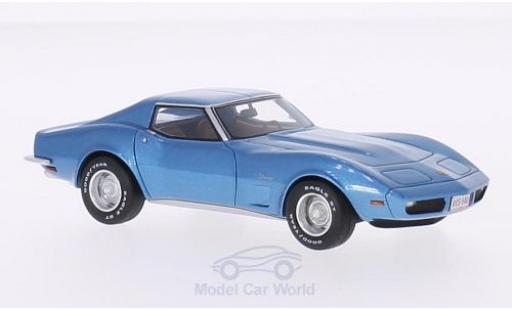 Diecast model cars Chevrolet Corvette C3 1/43 BoS Models (C3) metallic blue 1973 Chevrolet Corvette C3 1/43 BoS Models (C3) metallic blue 1973 diecast model cars