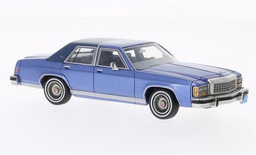 Diecast model cars Ford LTD 1/43 BoS Models Crown Victoria metallic blue/matt-blue 1987 limitée edition Ford LTD 1/43 BoS Models Crown Victoria metallic blue/matt-blue 1987 limitée edition diecast model cars