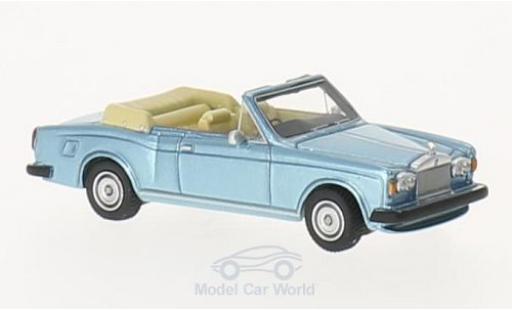 Diecast model cars Rolls Royce Corniche 1/87 BoS Models Convertible metallic blue RHD 1974 Rolls Royce Corniche 1/87 BoS Models Convertible metallic blue RHD 1974 diecast model cars