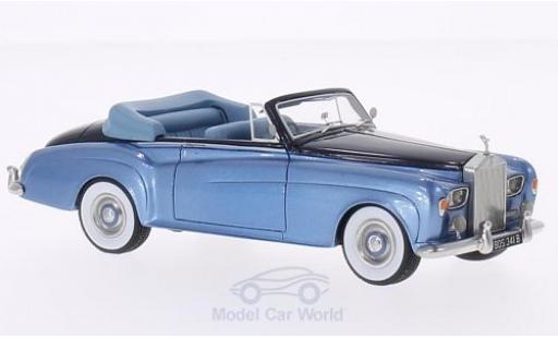 Diecast model cars Rolls Royce Silver Cloud 1/43 BoS Models III DHC metallic blue/metallic blue RHD 1964 Rolls Royce Silver Cloud 1/43 BoS Models III DHC metallic blue/metallic blue RHD 1964 diecast model cars