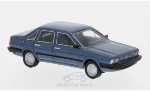 Diecast model cars Volkswagen Santana 1/87 BoS Models metallic blue 1982 Volkswagen Santana 1/87 BoS Models metallic blue 1982 diecast model cars