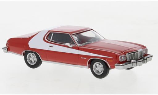 Diecast model cars Ford Gran Torino 1/87 Brekina red/white 1976 Ford Gran Torino 1/87 Brekina red/white 1976 diecast model cars