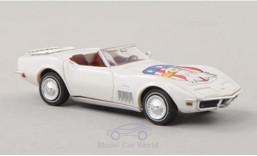 Diecast model cars Chevrolet Corvette C3 1/87 Brekina C3 Convertible white/Dekor American Eagle Chevrolet Corvette C3 1/87 Brekina C3 Convertible white/Dekor American Eagle diecast model cars