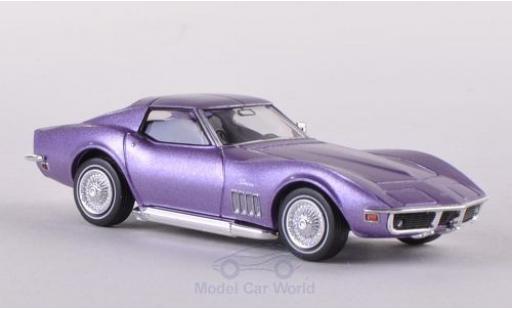 Diecast model cars Chevrolet Corvette 1/87 Brekina (C3) metallic lila Chevrolet Corvette 1/87 Brekina (C3) metallic lila diecast model cars