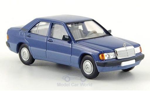 Diecast model cars Mercedes 190 E 1/87 Brekina E (W201) blue 1988 Mercedes 190 E 1/87 Brekina E (W201) blue 1988 diecast model cars