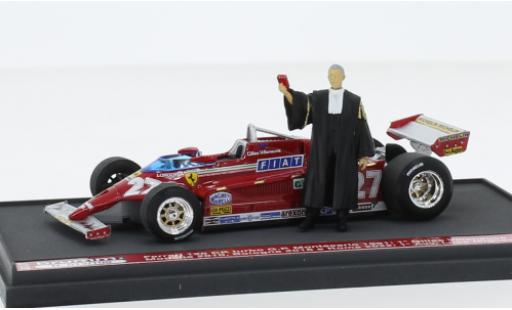Diecast model cars Ferrari 126 1/43 Brumm CK turbo No.27 formule 1 GP Monaco 1981 Ferrari 126 1/43 Brumm CK turbo No.27 formule 1 GP Monaco 1981 diecast model cars