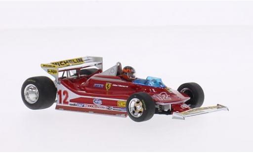 Diecast model cars Ferrari 312 1/43 Brumm T4 No.12 Scuderia formule 1 GP USA West 1979 Ferrari 312 1/43 Brumm T4 No.12 Scuderia formule 1 GP USA West 1979 diecast model cars