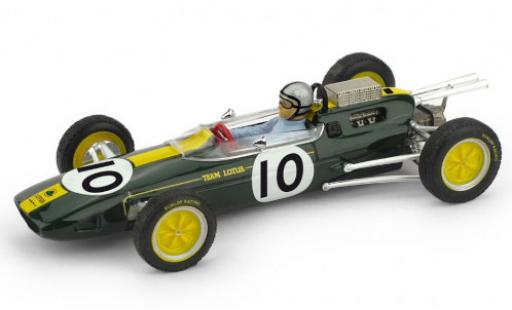 Diecast model cars Lotus 25 1/43 Brumm No.10 Team formule 1 GP Mexiko 1963 Lotus 25 1/43 Brumm No.10 Team formule 1 GP Mexiko 1963 diecast model cars