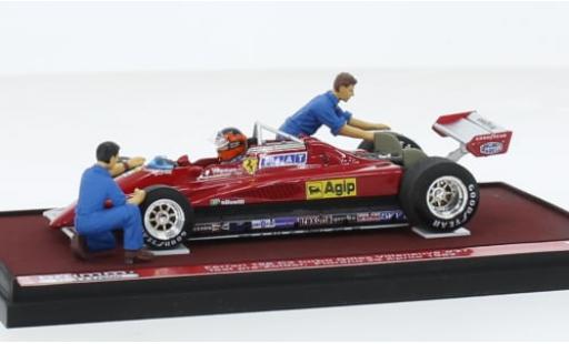Diecast model cars Ferrari 126 1/43 Brumm C2 turbo Formel 1 Test Fiorano 1982 1:43 Ferrari 126 1/43 Brumm C2 turbo Formel 1 Test Fiorano 1982 1:43 diecast model cars