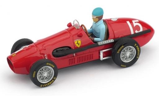 Diecast model cars Ferrari 500 1/43 Brumm F2 No.15 Scuderia GP Großbritannien 1952 avec figurine de conducteur A.Ascari Ferrari 500 1/43 Brumm F2 No.15 Scuderia GP Großbritannien 1952 avec figurine de conducteur A.Ascari diecast model cars