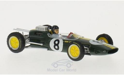 Diecast model cars Lotus 25 1/43 Brumm No.8 Formel 1 GP Italien 1963 mit Fahrerfigur J.Clark Lotus 25 1/43 Brumm No.8 Formel 1 GP Italien 1963 mit Fahrerfigur J.Clark diecast model cars