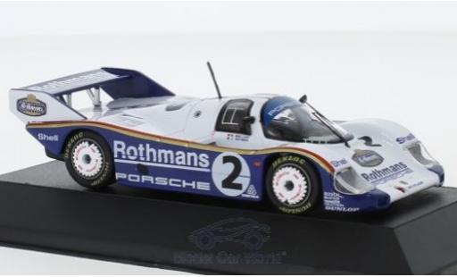 Diecast model cars Porsche 956 1984 1/43 CMR K No.2 Rothmans 1000 Km Fuji 1984 S.Bellof/J.Watson Porsche 956 1984 1/43 CMR K No.2 Rothmans 1000 Km Fuji 1984 S.Bellof/J.Watson diecast model cars