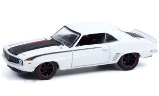 Diecast model cars Chevrolet Camaro 1/64 Greenlight Tuning matt-white/matt-black 1969 Chevrolet Camaro 1/64 Greenlight Tuning matt-white/matt-black 1969 diecast model cars