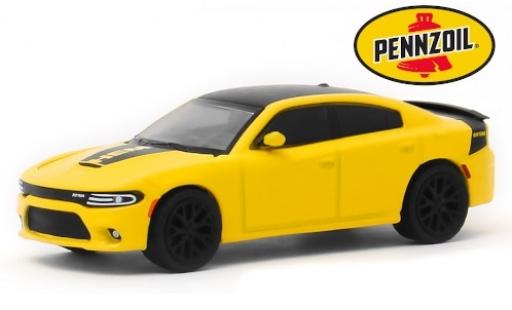Diecast model cars Dodge Charger 1/64 Greenlight Daytona HEMI yellow/matt-black Pennzoil 2017 Dodge Charger 1/64 Greenlight Daytona HEMI yellow/matt-black Pennzoil 2017 diecast model cars