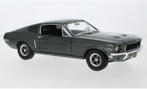 Diecast model cars Ford Mustang 1/18 Greenlight GT Fastback metallic green 1968 Ford Mustang 1/18 Greenlight GT Fastback metallic green 1968 diecast model cars