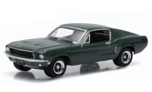 Diecast model cars Ford Mustang 1/64 Greenlight GT metallic green Adif (E) 1968 Ford Mustang 1/64 Greenlight GT metallic green Adif (E) 1968 diecast model cars