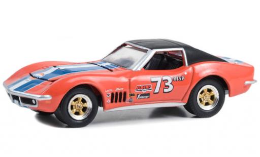Diecast model cars Chevrolet Corvette 1/64 Greenlight (C3) Gulf 1969 Chevrolet Corvette 1/64 Greenlight (C3) Gulf 1969 diecast model cars