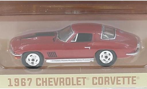 Diecast model cars Chevrolet Corvette 1/64 Greenlight red 1967 Chevrolet Corvette 1/64 Greenlight red 1967 diecast model cars