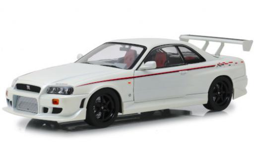 Diecast model cars Nissan Skyline 1/18 Greenlight GT-R (R34) Nismo white/Dekor RHD 1999 Nissan Skyline 1/18 Greenlight GT-R (R34) Nismo white/Dekor RHD 1999 diecast model cars
