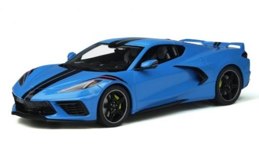 Diecast model cars Chevrolet Corvette 1/18 GT Spirit (C8) blue/black 2020 Chevrolet Corvette 1/18 GT Spirit (C8) blue/black 2020 diecast model cars