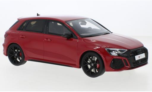 Diecast model cars Audi RS3 1/18 GT Spirit Sportback red Audi RS3 1/18 GT Spirit Sportback red diecast model cars