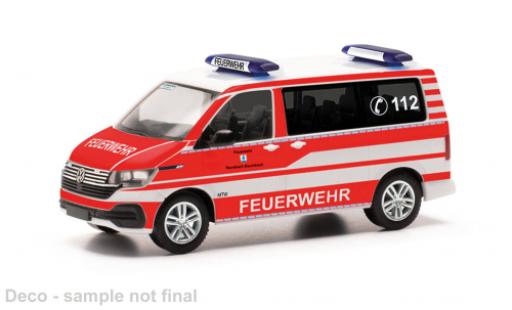 Diecast model cars Volkswagen T6 1/87 Herpa .1 bus MTW pompiers Ransbach-Baumbach Volkswagen T6 1/87 Herpa .1 bus MTW pompiers Ransbach-Baumbach diecast model cars