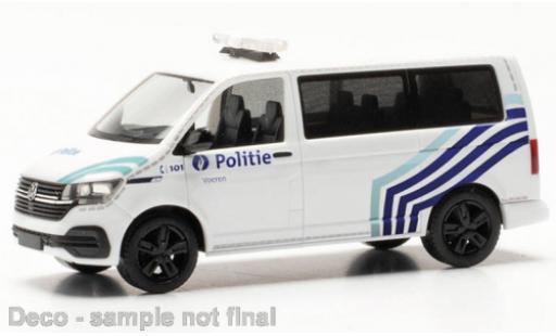 Diecast model cars Volkswagen T6 1/87 Herpa .1 bus Politie (BE) Volkswagen T6 1/87 Herpa .1 bus Politie (BE) diecast model cars