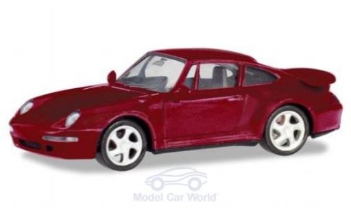 Diecast model cars Porsche 993 Turbo 1/87 Herpa 911 () Turbo metallic red Porsche 993 Turbo 1/87 Herpa 911 () Turbo metallic red diecast model cars