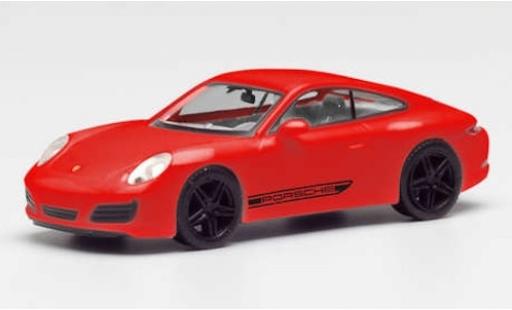 Diecast model cars Porsche 911 1/87 Herpa Carrera 4S red/black avec black jantes Porsche 911 1/87 Herpa Carrera 4S red/black avec black jantes diecast model cars
