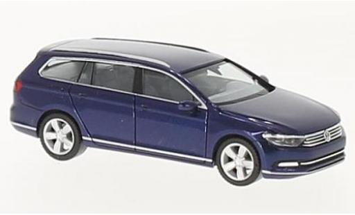 Diecast model cars Volkswagen Passat 1/87 Herpa Variant metallic blue Volkswagen Passat 1/87 Herpa Variant metallic blue diecast model cars