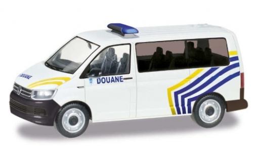 Diecast model cars Volkswagen T6 1/87 Herpa Bus Zoll Belgien / Douane Volkswagen T6 1/87 Herpa Bus Zoll Belgien / Douane diecast model cars