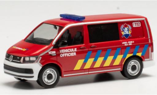 Diecast model cars Volkswagen T6 1/87 Herpa Halbbus Feuerwehr Lüttich (B) Volkswagen T6 1/87 Herpa Halbbus Feuerwehr Lüttich (B) diecast model cars
